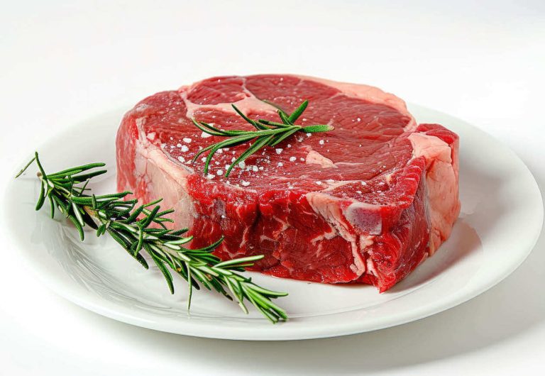 Costata di carne sottoposta a salatura prima di cuocerla